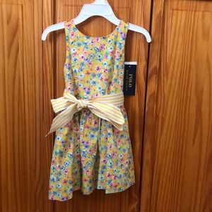 Ralph Lauren Spring flower yellow dress